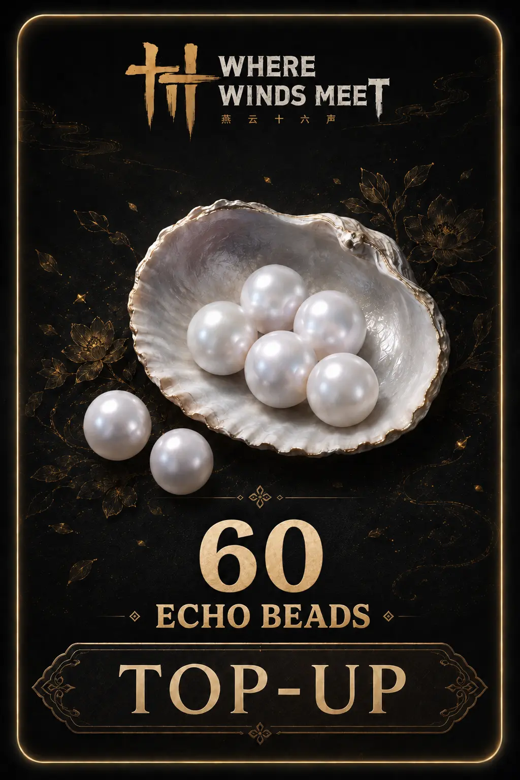 Where Winds Meet - Recharge de 60 Echo Beads (Global)