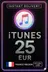 Carte-cadeau iTunes FR 25 €