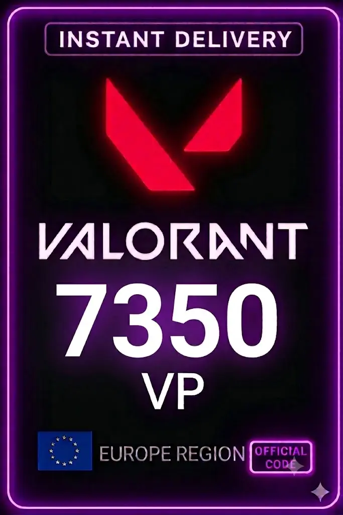 Valorant Points 7350 VP (EU Server)