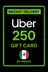 Tarjeta de Regalo Uber - 250 MXN