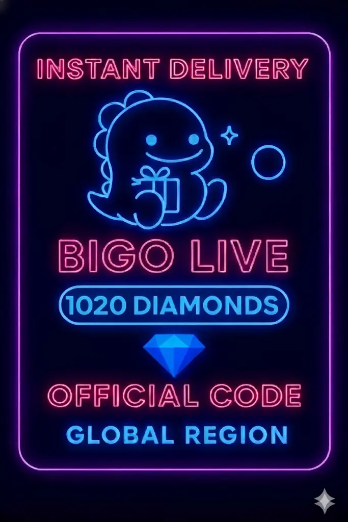 Bigo Live - 1020 Diamonds (Global) Bigo Live - 1020 Diamonds (Global)
