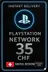 PSN kort Sviss - 35 CHF