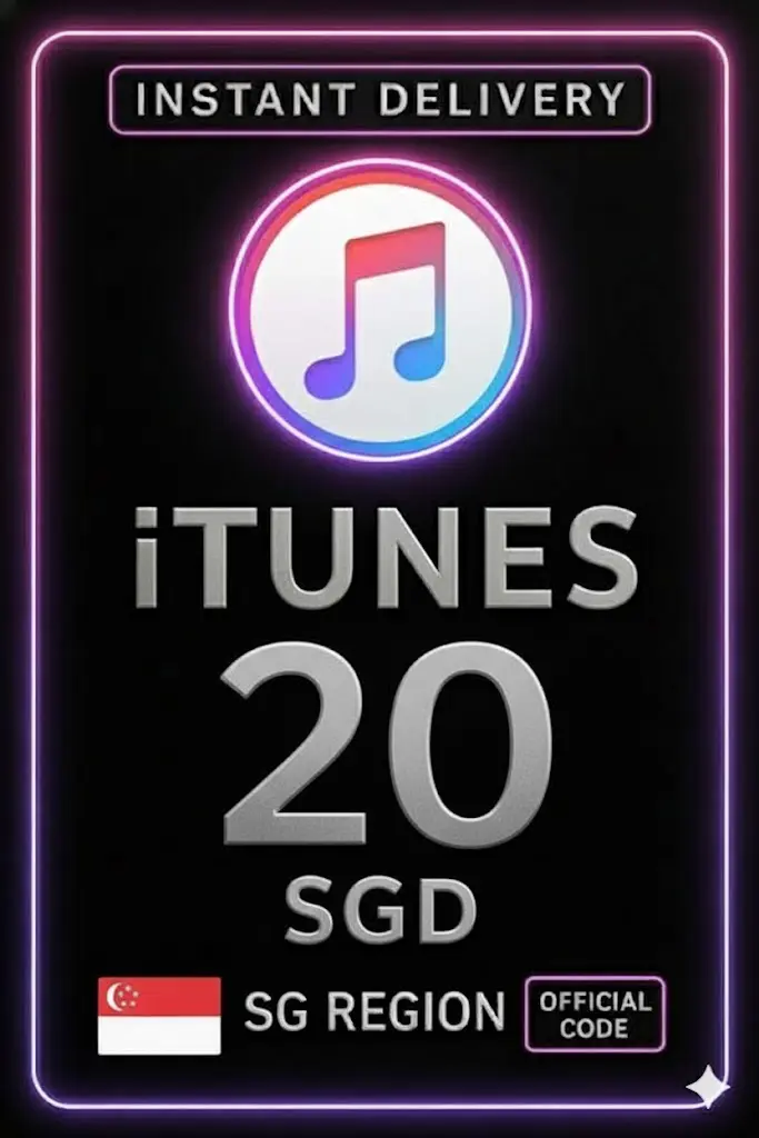 iTunes Gift Card 20 SGD iTunes Gift Card 20 SGD