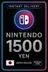 Nintendo eShop Card 1500 Yen