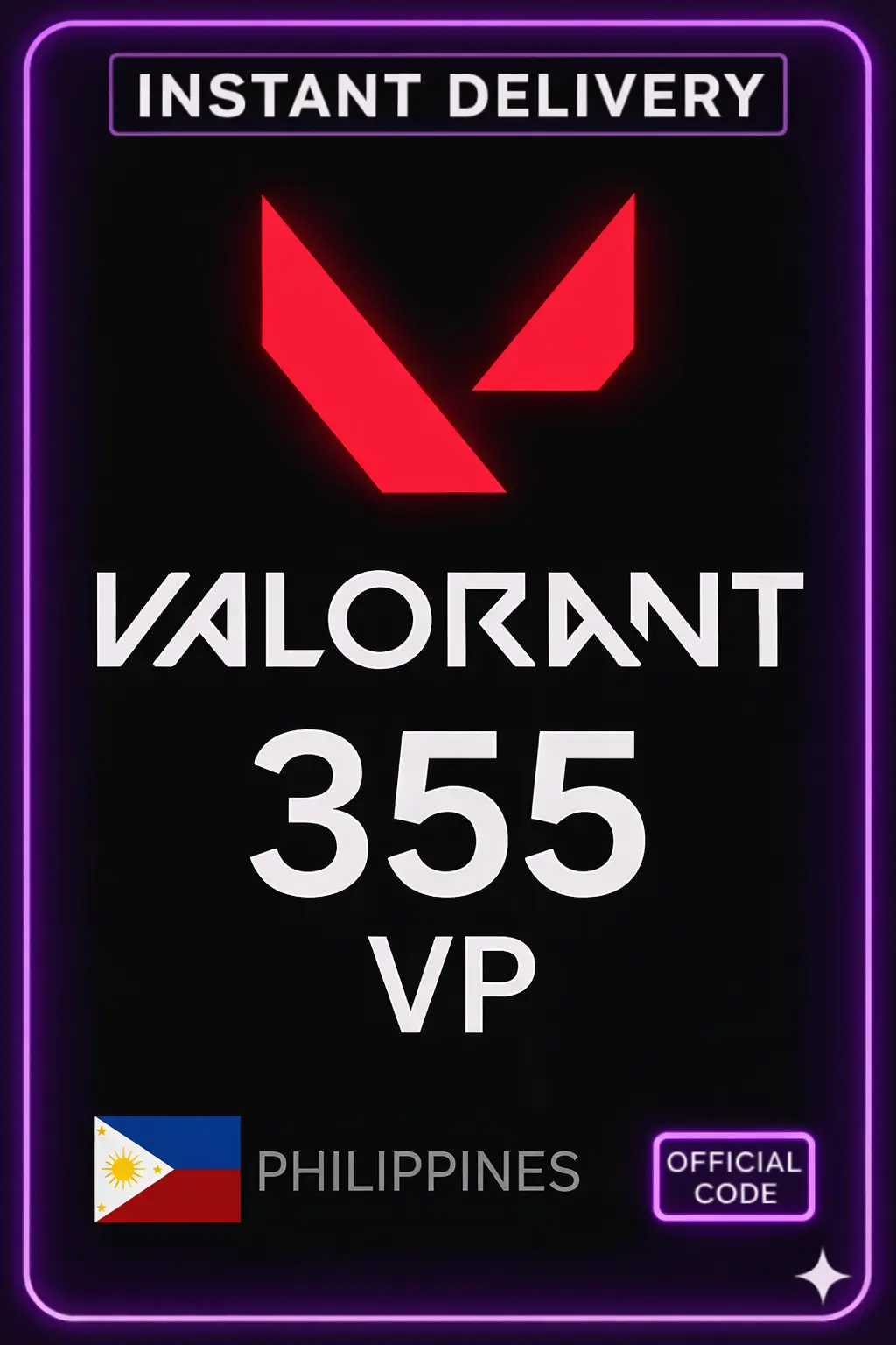 Valorant Points - 355 VP (Philippines)