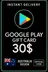 Google Play Gift Card - Australia AUD $ 30