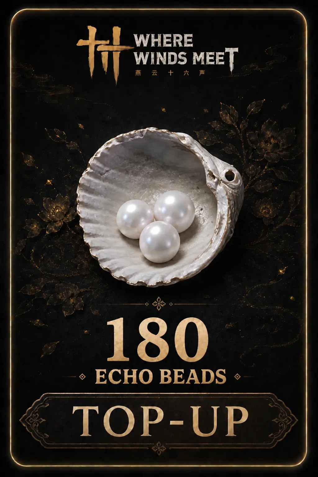 Where Winds Meet - Recharge de 180 perles Echo (Global)