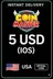 Coin Master (IOS) - 5 $ US