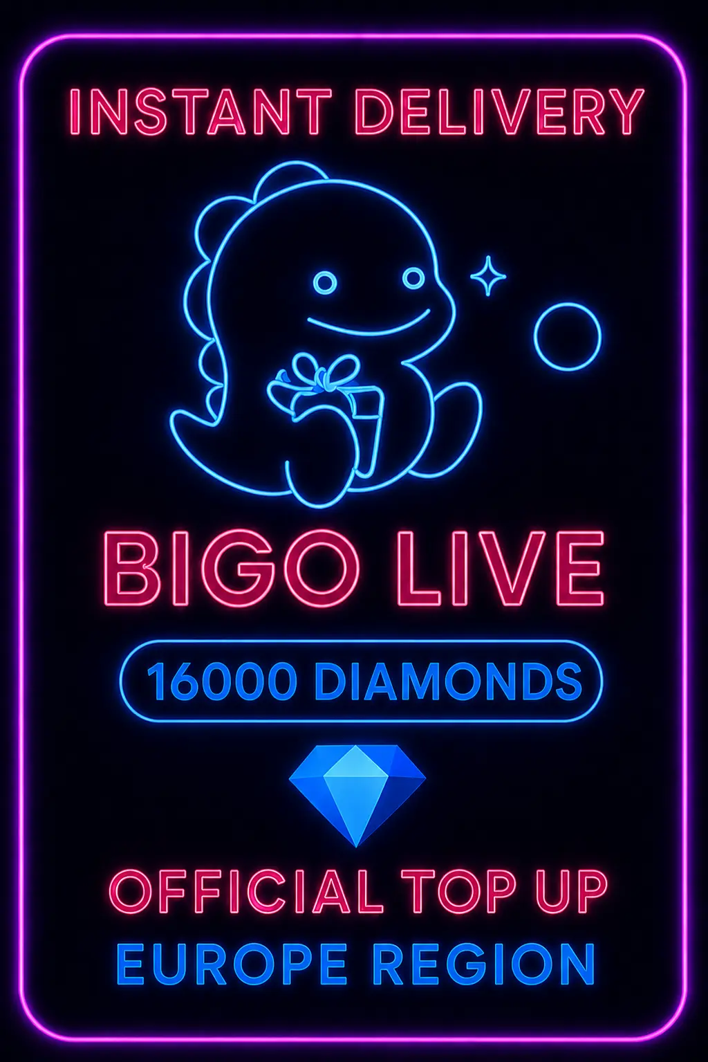 Bigo Live - 16000 Diamonds (Top-Up) (EU)