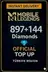 Mobile Legends 897 + 144 алмазов пополнение (Турция)
