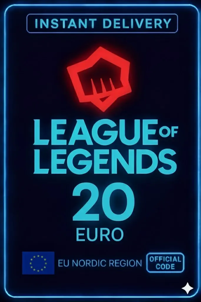 Riot Points EU NORDIC/EAST 20 Euro Riot Points EU NORDIC/EAST 20 Euro