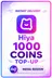 Hiya - 1000 Coins Top-Up (MENA)