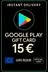 Google Play Geschenkkarte - Europa 15 €