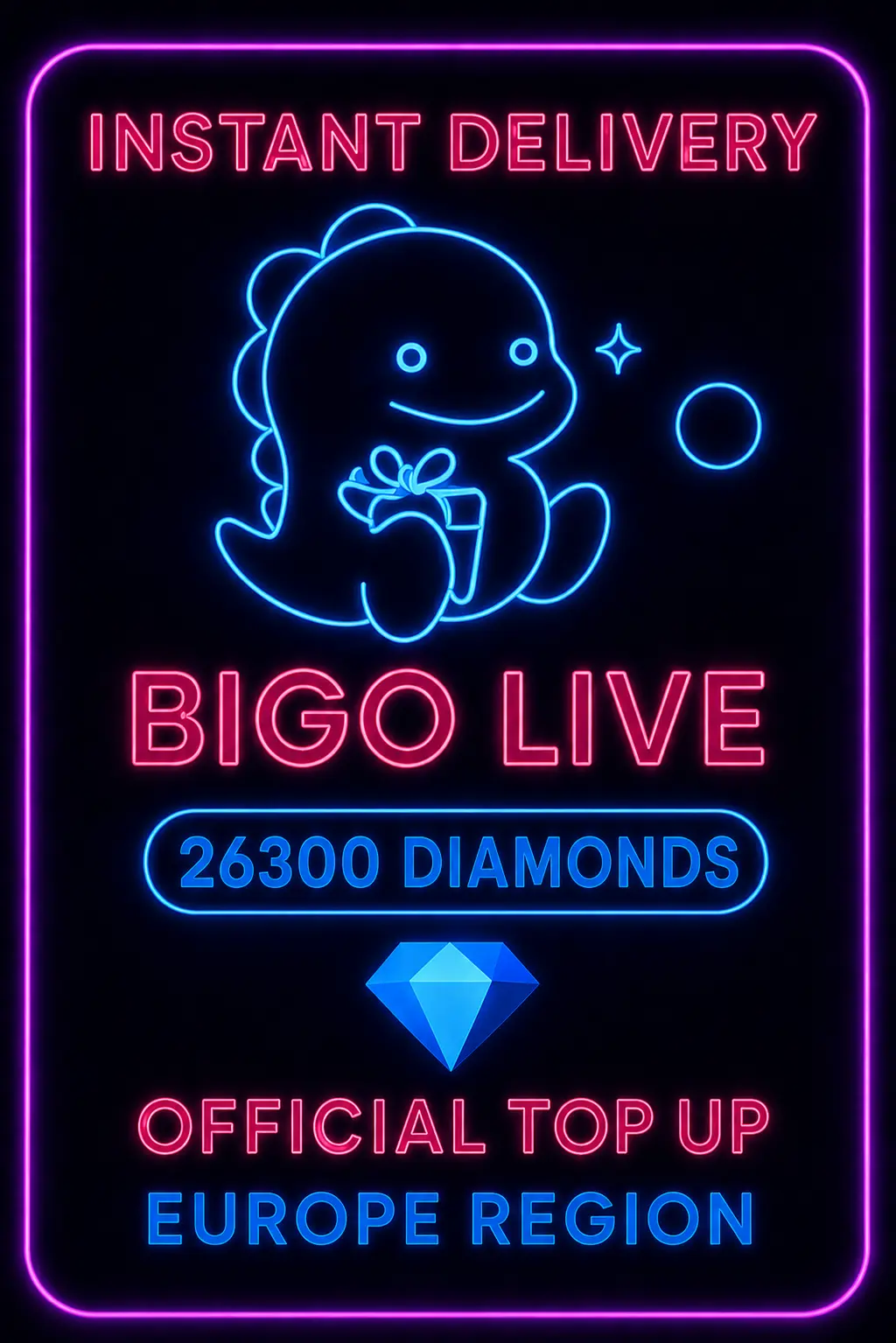 Bigo Live - 26300 Diamonds (Top-Up) (EU)