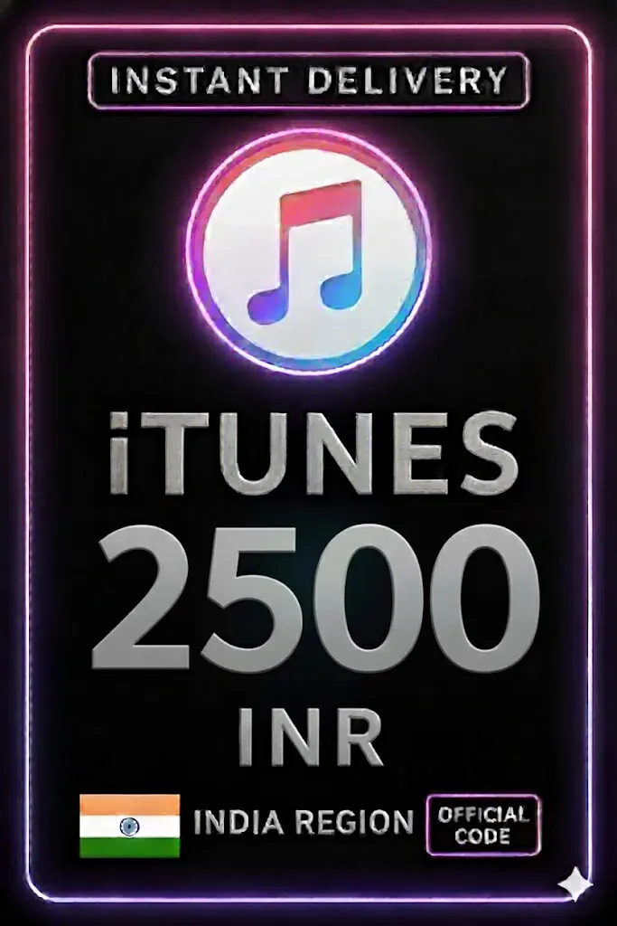 Подарочная карта iTunes Индия - 2500 INR Подарочная карта iTunes Индия - 2500 INR