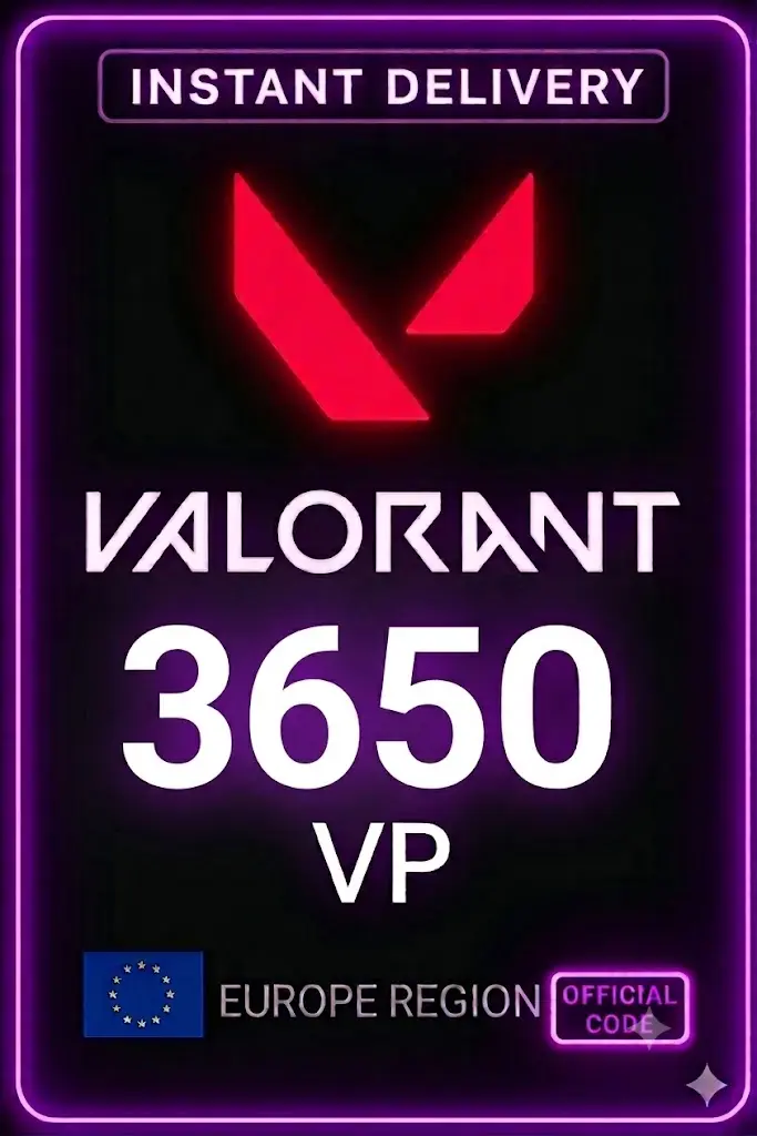 Valorant Points 35€ - 3650 VP (EU Server)