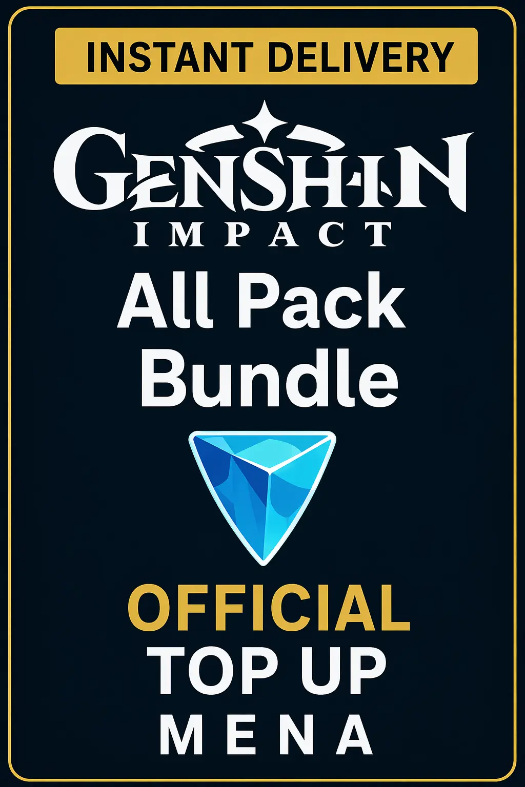 Genshin Impact All Pack Genesis Crystals Top Up (MENA)