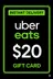 Uber Eats Gift Card - 20$ (USA)