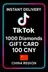 TikTok - Douyin 1000 Diamonds Gift Card 100 CNY
