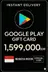 Google Play Geschenkkarte - Indonesien IDR 1.599.000