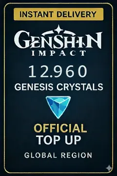 Genshin Impact 12.960 Genesis Crystals Top Up