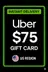 Uber Gift Card - 75$ (USA)