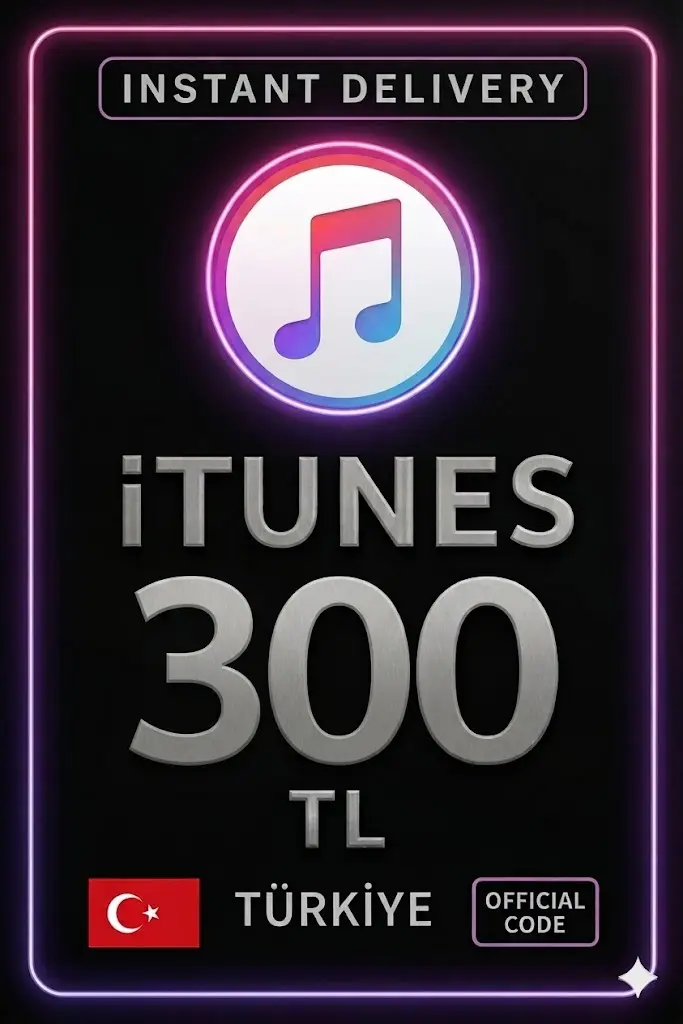 iTunes Hediye Kartı 300 TL Bakiye