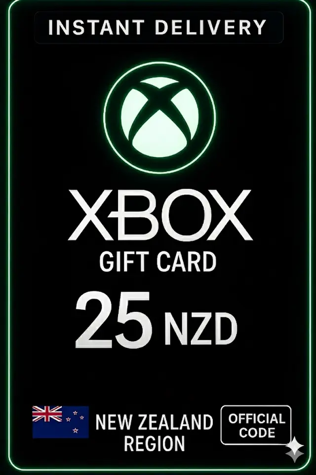 XBOX Live Card New Zealand - 25 NZD