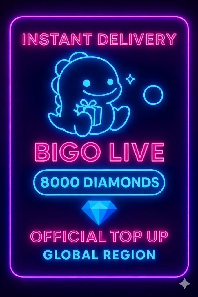 Bigo Live - 8000 Diamonds (Top-Up) Bigo Live - 8000 Diamonds (Top-Up)