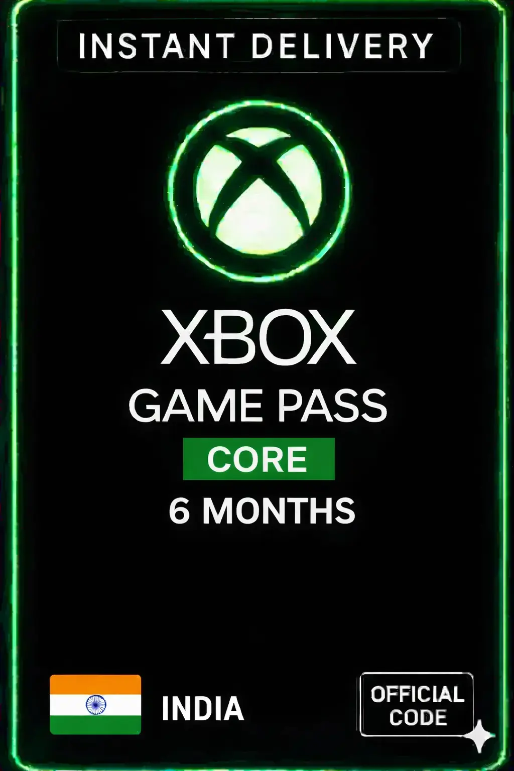 Xbox Game Pass Core - 6 Month (India)