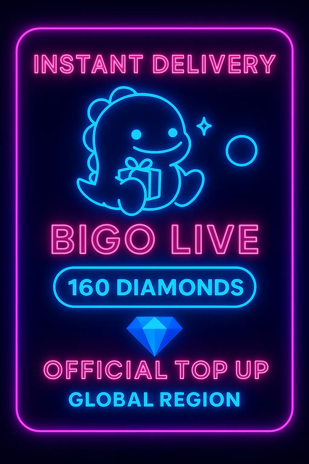 Bigo Live - 160 Diamonds (Top-Up) Bigo Live - 160 Diamonds (Top-Up)