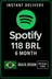 Spotify Brazil 118 BRL - 6 Month
