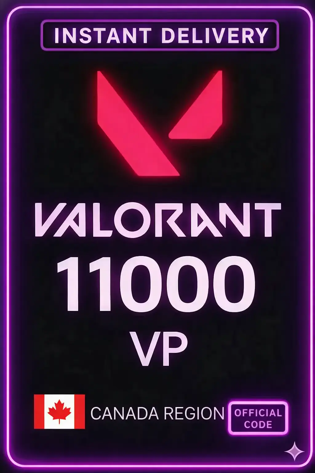 Valorant Points - 11000 VP (Canada)