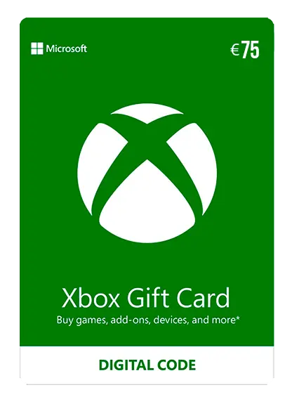 Xbox Live Gift Card 75 Euro Wallet Xbox Live Gift Card 75 Euro Wallet