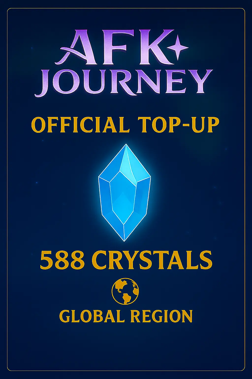 AFK Journey - 588 Dragon Crystals (Top-Up)