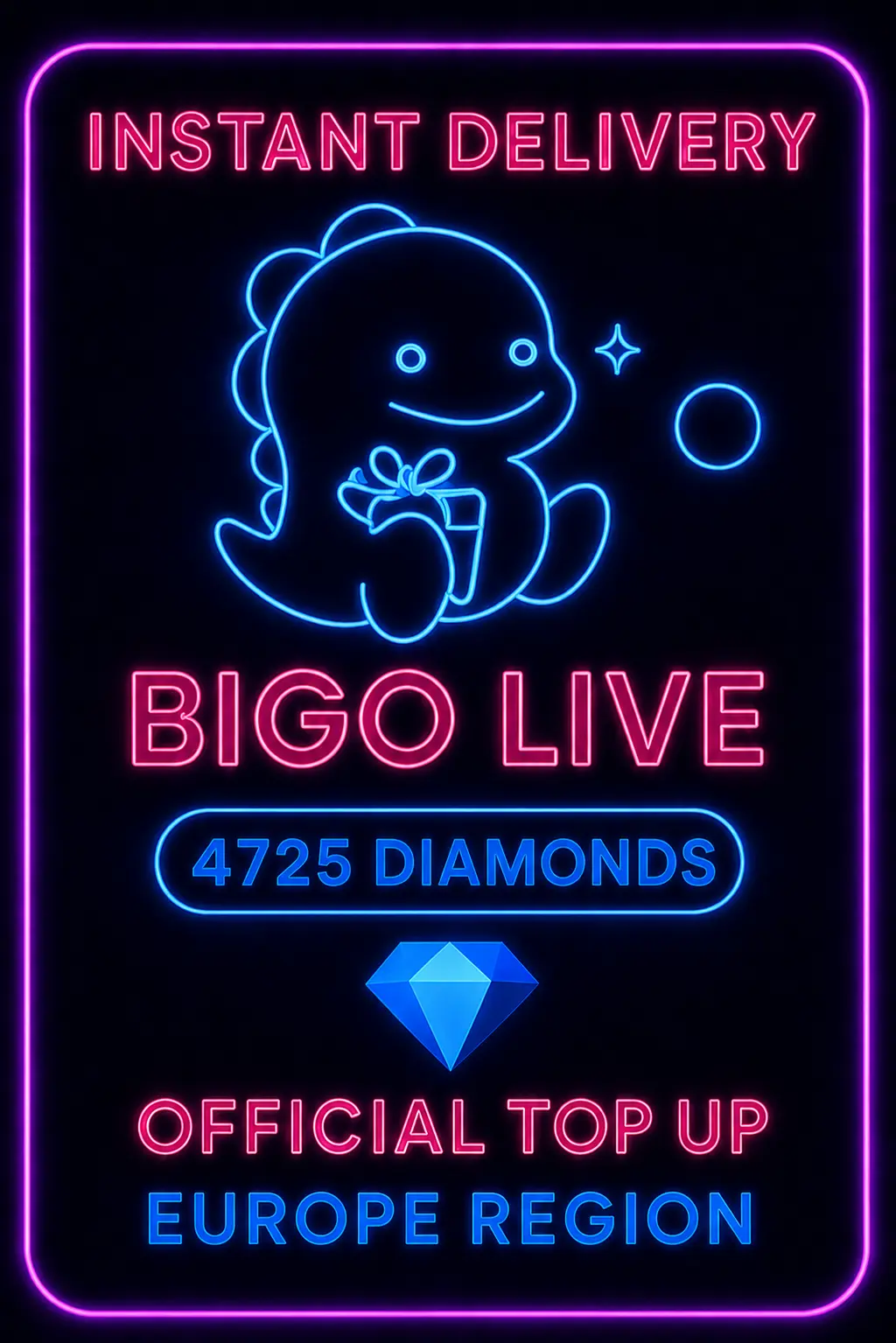 Bigo Live - 4725 Diamonds (Top-Up) (EU)