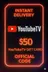 Tarjeta de regalo de YouTube TV - 50$
