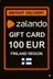 Thẻ quà tặng Zalando - 100 EUR (FI)