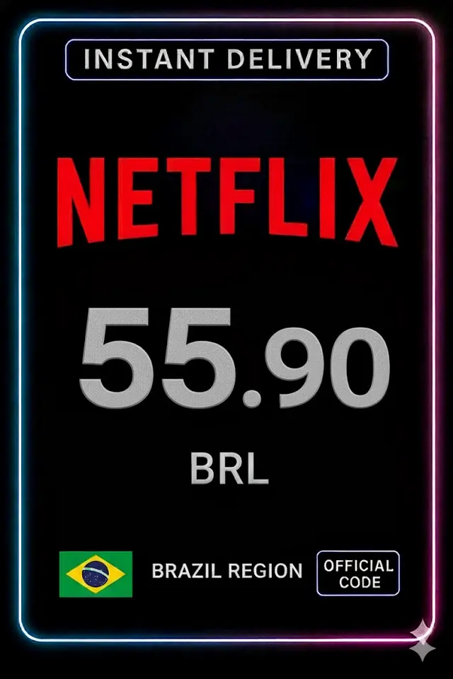 Netflix Geschenkkarte 55,90 BRL BR
