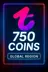 Tango 750 Coins Top-Up (Global)