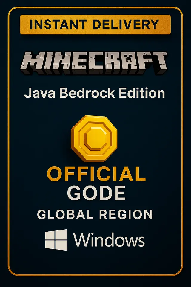 Minecraft Java Bedrock Edição Deluxe (Windows PC)