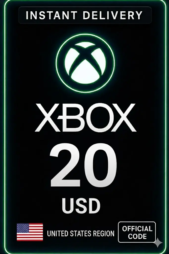 Xbox Live poklon karta 20 USD novčanik Xbox Live poklon karta 20 USD novčanik