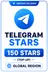 Telegram - 150 Stars (Top-Up)