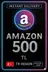 Amazon Hediye Kartı 500 TL