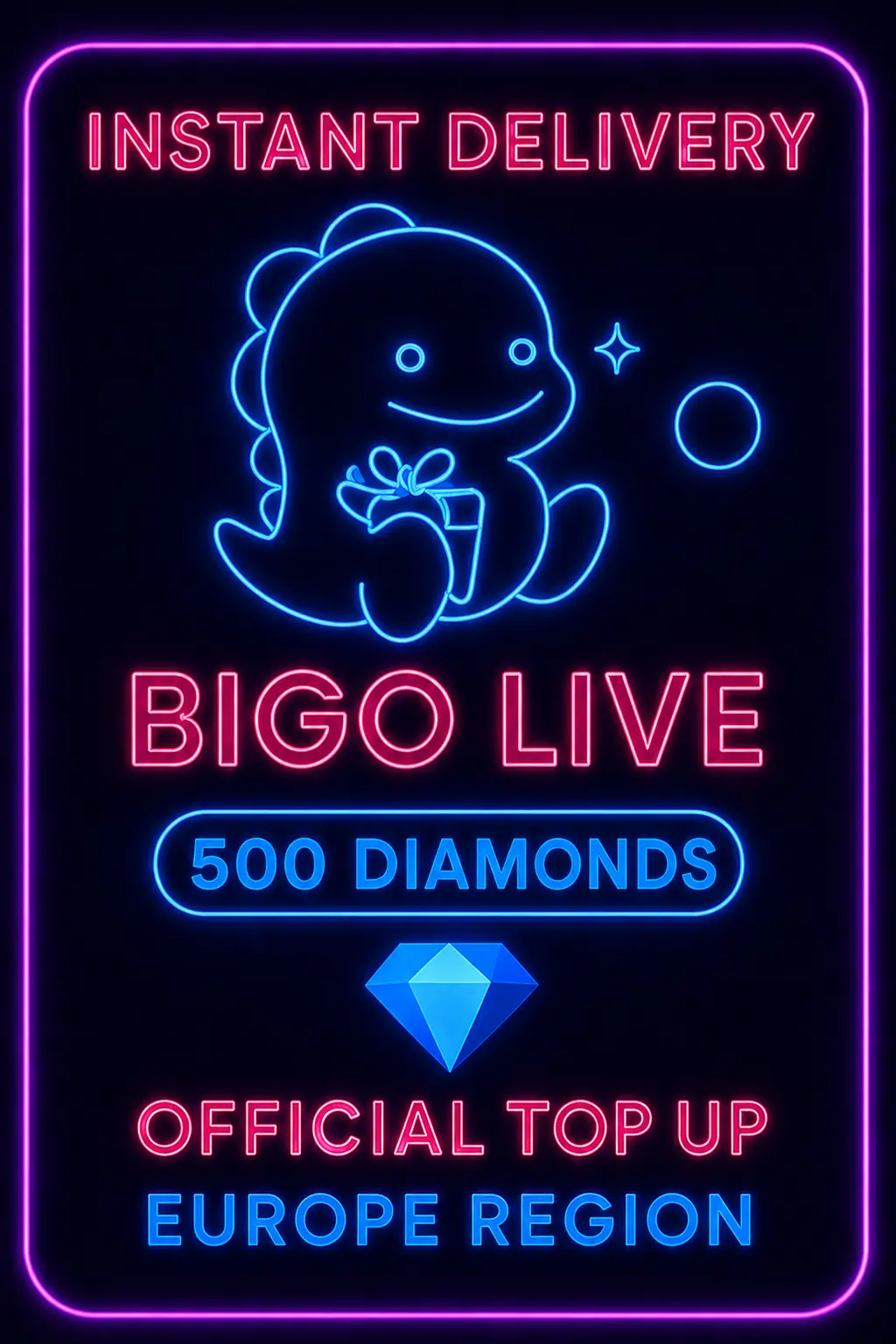 Bigo Live - 500 Diamonds (Top-Up) (EU)
