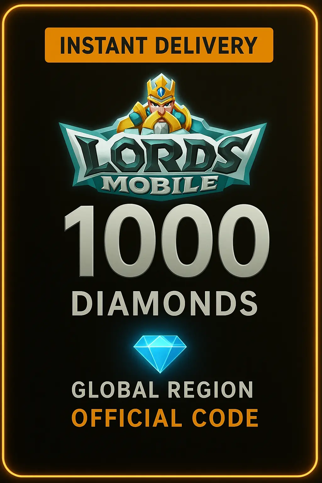 Lords Mobile - 1000 Diamonds (Global) Lords Mobile - 1000 Diamonds (Global)