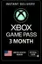 Xbox Game Pass 3 Meses EE. UU.