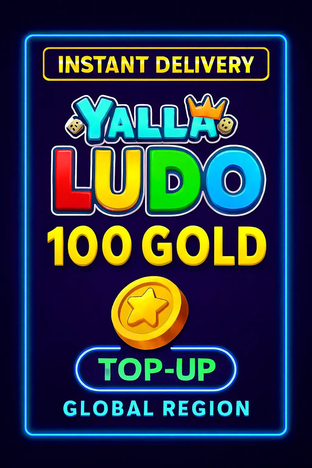 Yalla Ludo - 100 USD Zlatni (Dopuna) Yalla Ludo - 100 USD Zlatni (Dopuna)