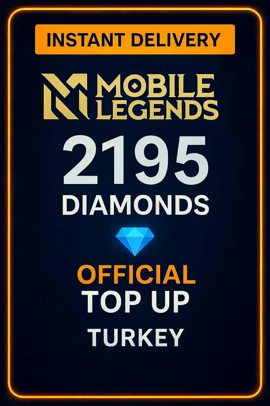 Mobile Legends 2195 Diamonds Top-Up (Turkey)