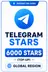 Telegram - 6000 Stars (Top-Up)